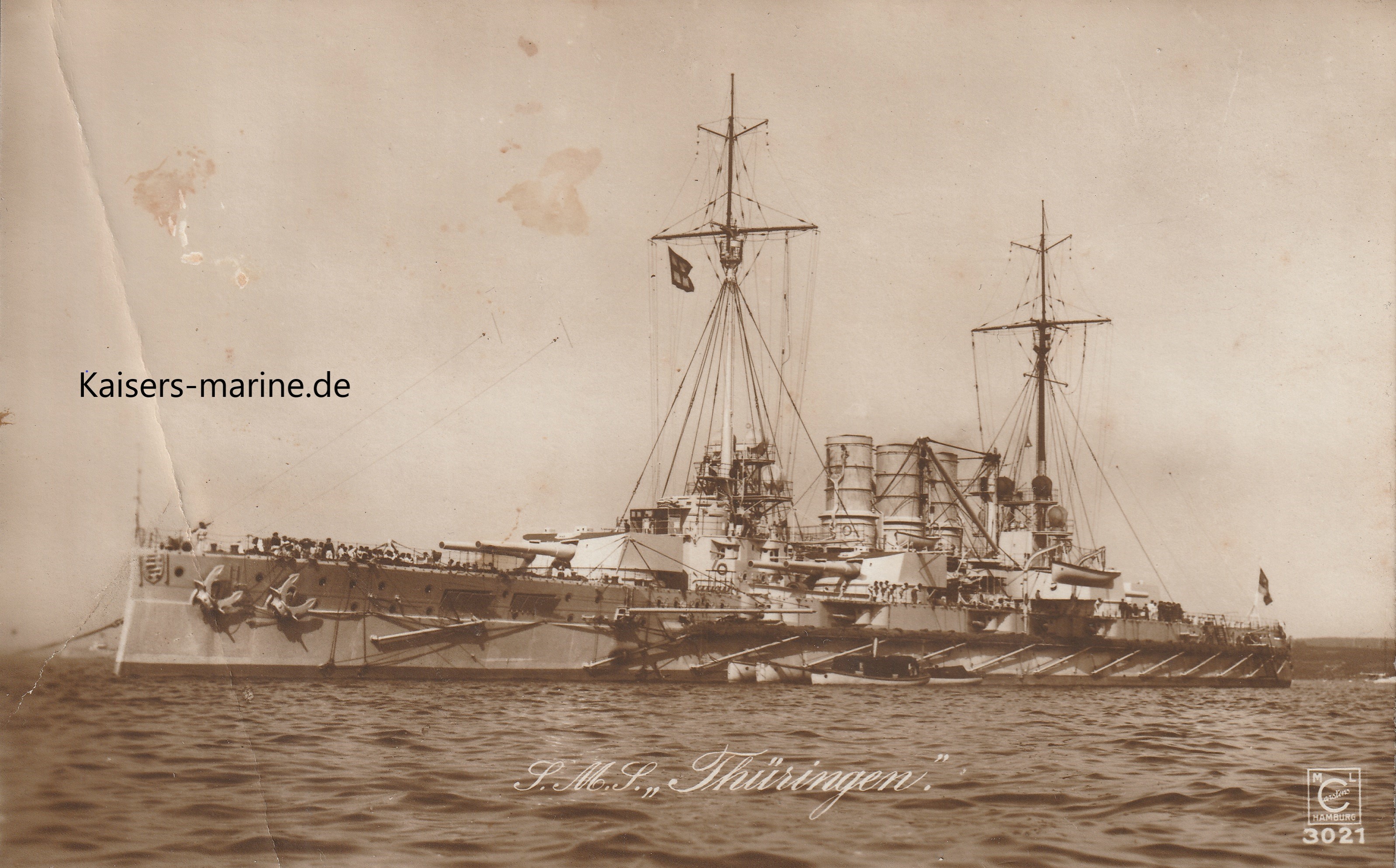 Kaisers Marine Sammlung SMS THÜRINGEN